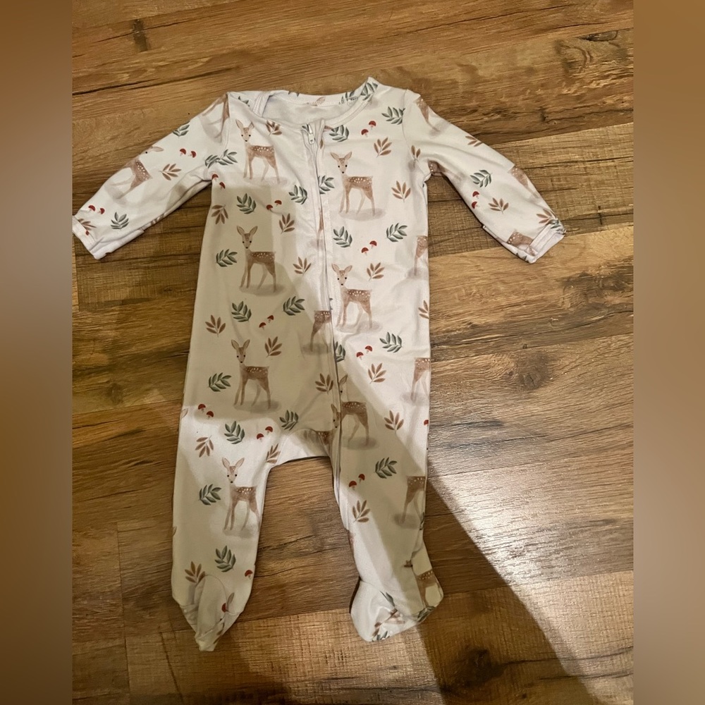 Finley’s Fawn Caden Lane Zipper Footie